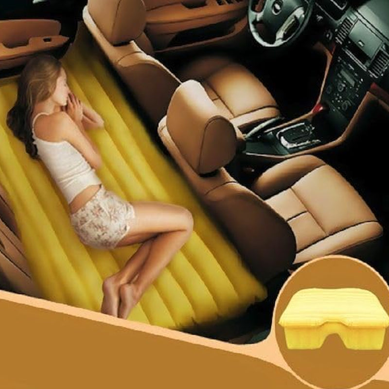 Portable Inflatable Air Mattress Bed with Pillows For Car, Camping & Outdoor