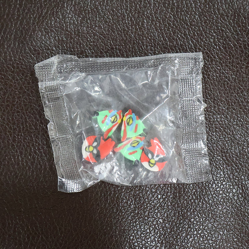 Mini Cartoon Shaped Pencil Erasers - (5 Pc / Set)