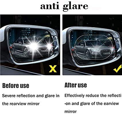 Anti Fog & Anti Scratch Rear view Mirror Sticker Film, Waterproof