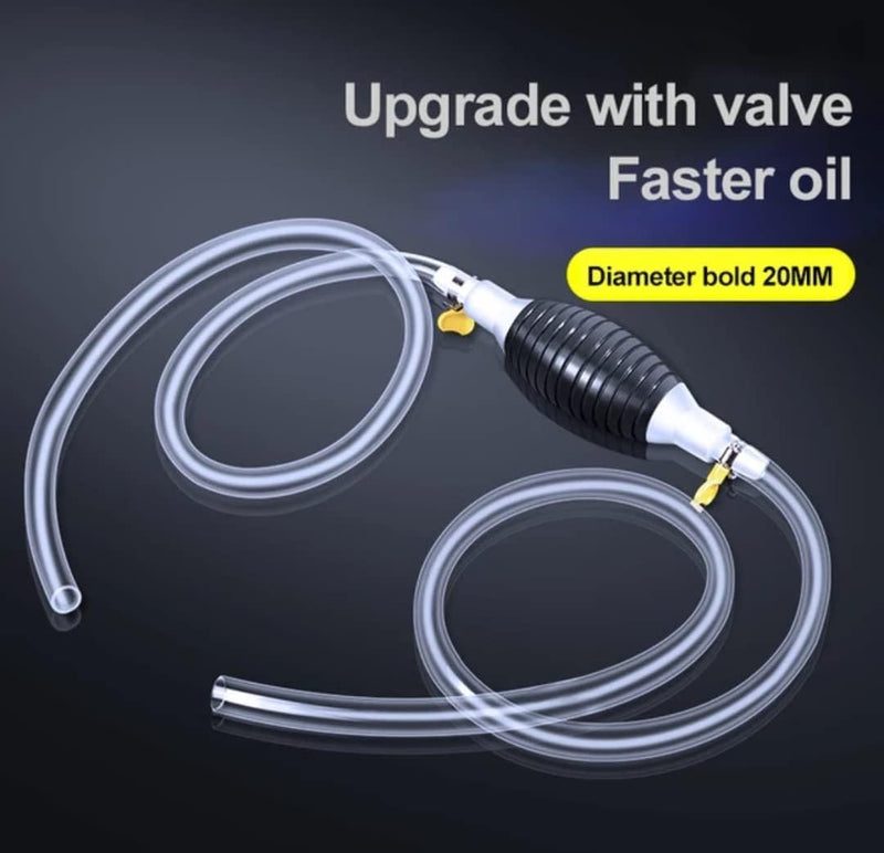 Fuel Transfer Pump Kit High Flow, Portable For Petrol, Diesel, Oil