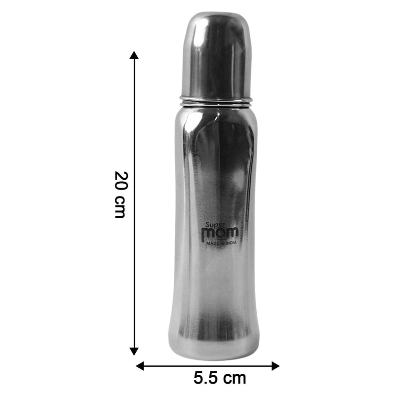 Supermom Lion Stainless Steel Feeding Bottle – 250ml