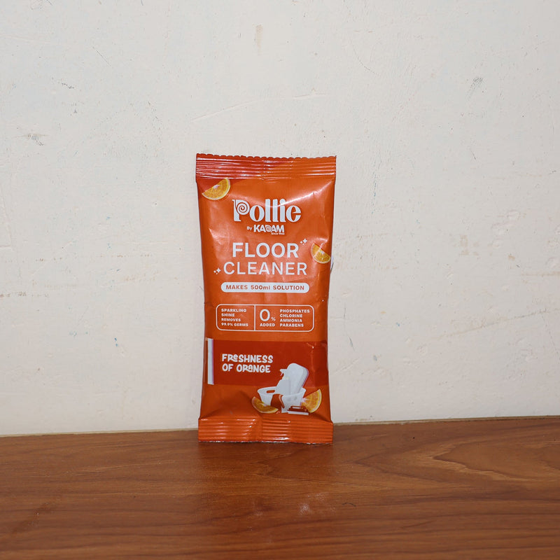 Pollic Kadam Concentrated Floor Cleaner Sachet – Orange Fresh Fragrance (50 Gm)