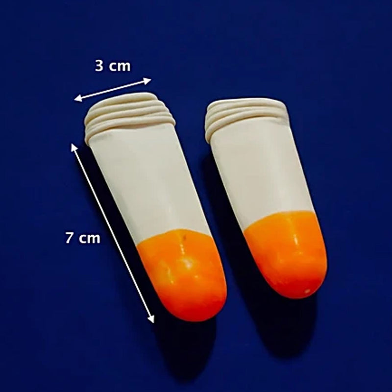 Silicone Finger Protector Caps Reusable Anti Slip Fingertip Covers (10 Pcs Set)