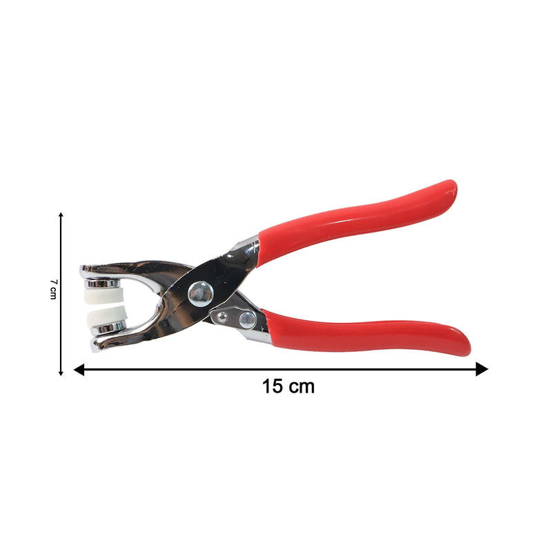 Heavy Duty Snap Button Fastener Plier Tool Kit (1 Set)