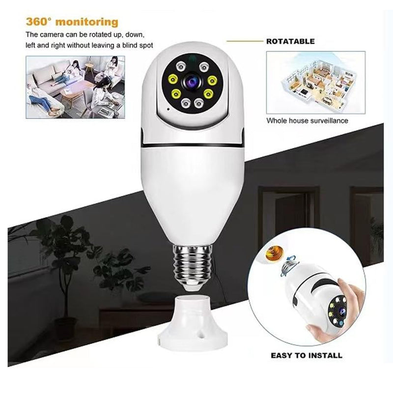V380 Pro 360 Degree Panoramic Wireless Wi-Fi CCTV Security Camera