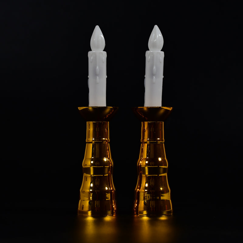 6560 2pcs Led Candle Light Candles Flameless Lamp Indoor Window Decoration Wedding Party Decor Light