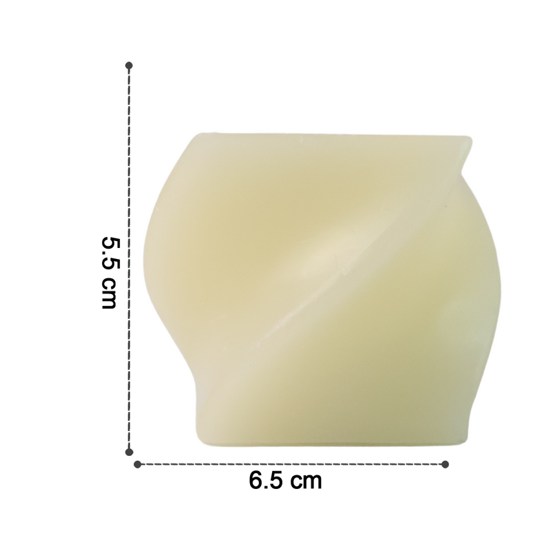 Set Of 6 Led Flameless Decorative Candles  Square Shape Tealight Lamps