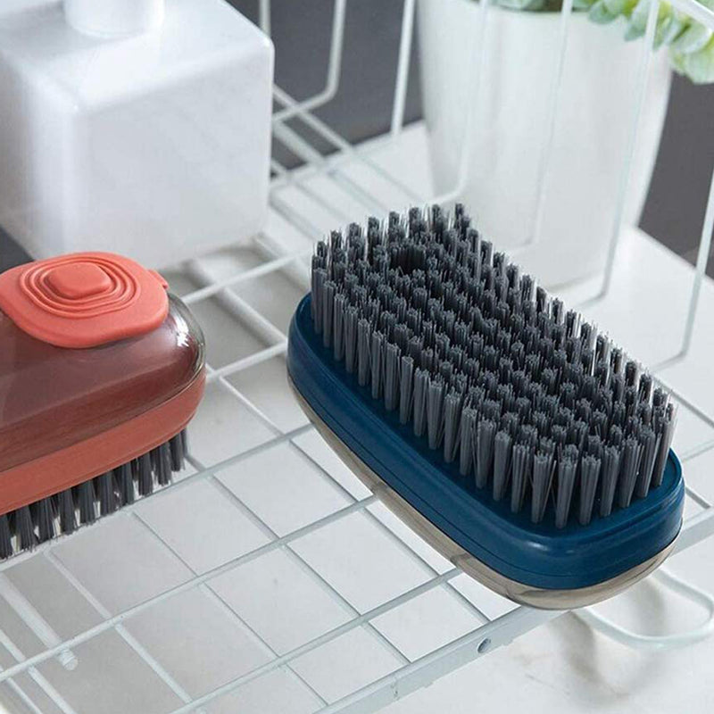 Hydraulic Liquid Detergent Dispensing Cleaning Brush