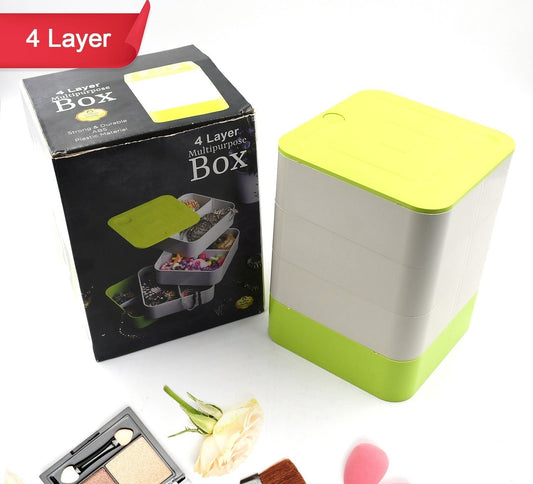 4 Layers 360 Degree Rotating Jewellery Storage Box