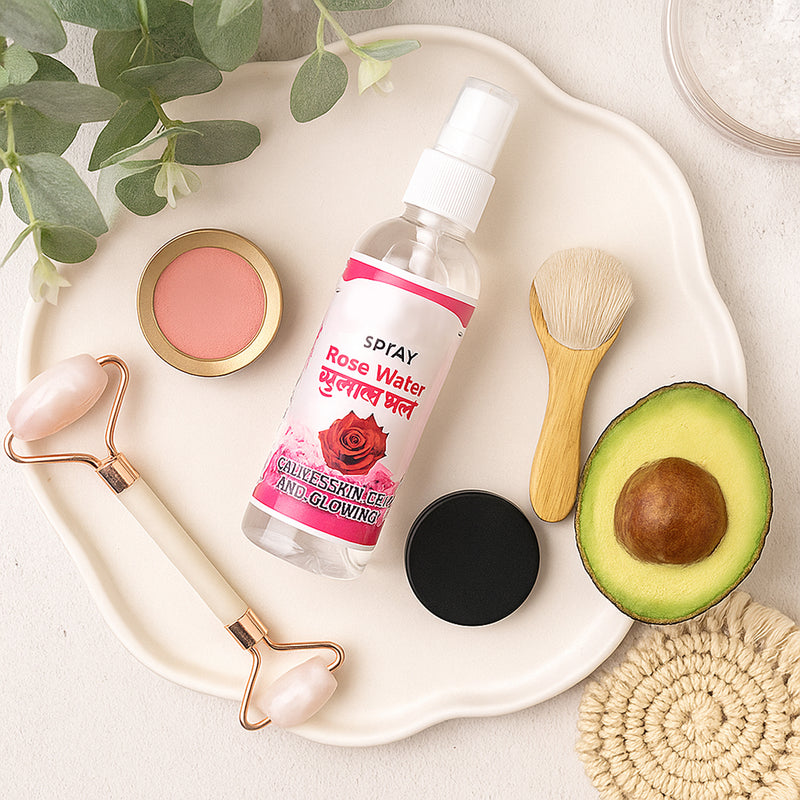 Rose Water Spray For Face  Skin Hydration - (1 Pc  100ml)
