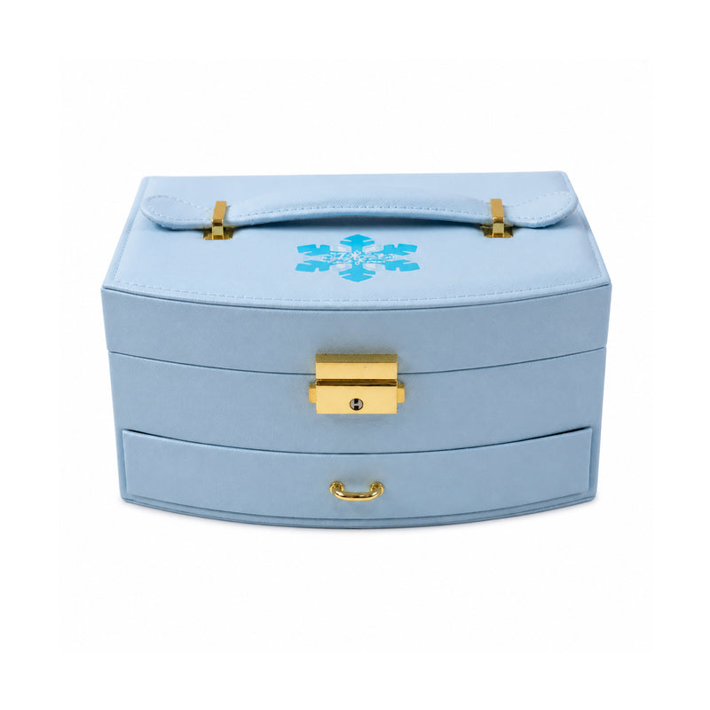 Premium Multi Layer Jewelry Storage Box With Mirror (1 Set)