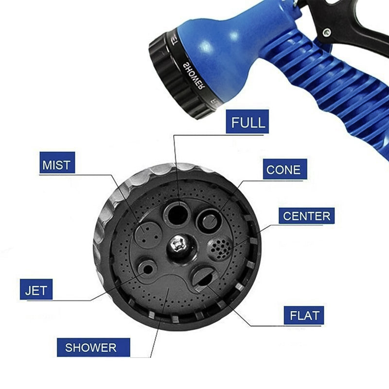 Expandable Magic Garden Hose With Spray Gun & 4 Metre Pipe (Mix Colour)