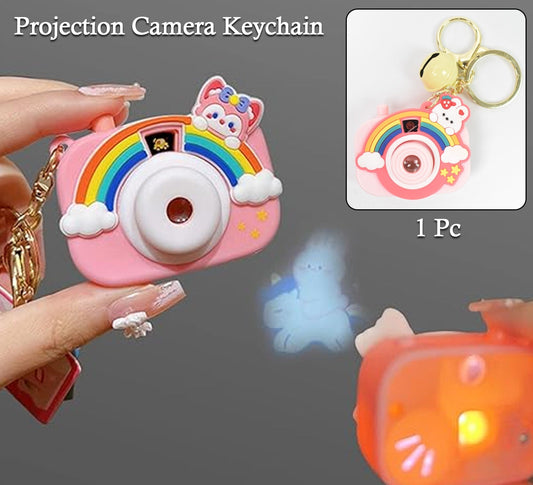 Projective Camera Keychain With Zinc Alloy Ring