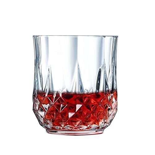 Unbreakable Stylish Fully Transparent Glasses Set 250ml (6pcs)