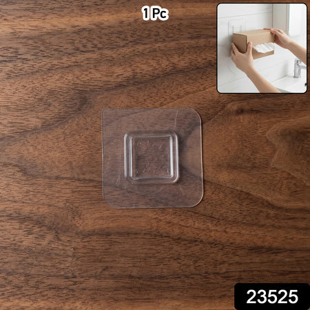Transparent Adhesive Wall Mount Utility Sticker (1 Pc)