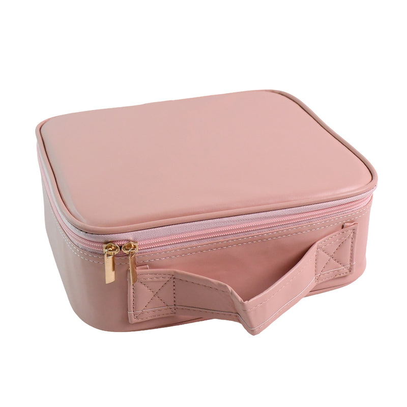 Makeup Organizer Box with Touch Sensor Mirror LED Light