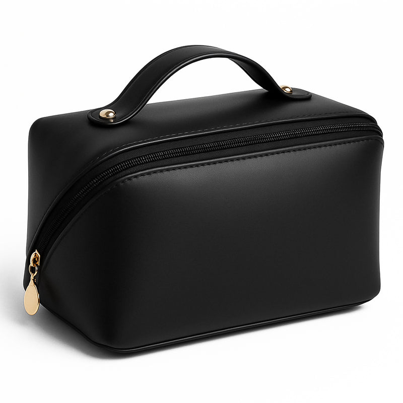 Travel Makeup / Toiletry Organizer Pouch With Zipper & Handle