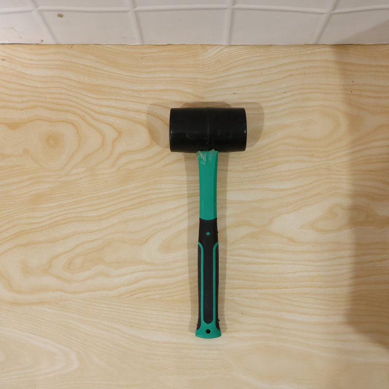 Heavy Duty Sledge Hammer Rubber Mallet With Non Slip Fiberglass Handle (1 Pc)