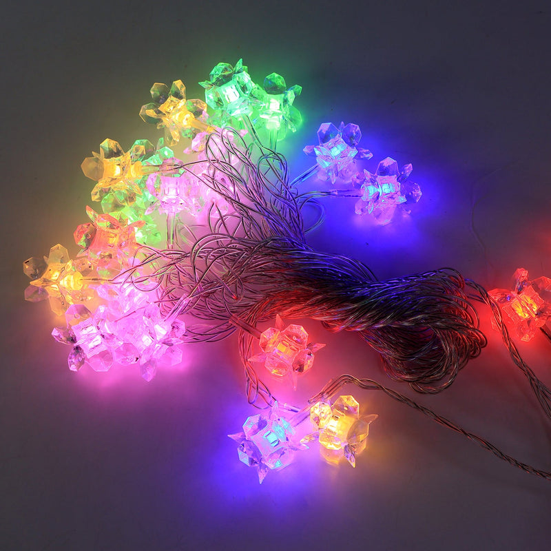 Hanging Crystal Flower LED String Light
