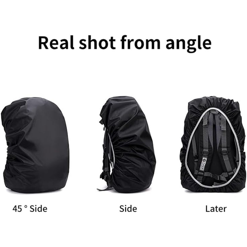 Waterproof Nylon Rain / Dust Cover - Elastic Adjustable For Laptop Bags And Backpacks