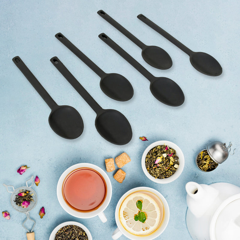 Multipurpose Silicone Non Stick Spoons For Kitchen (6 Pcs Set)