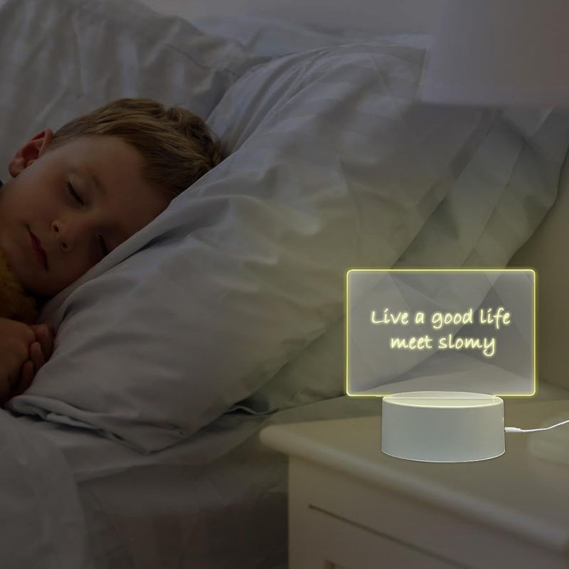 LED Acrylic Writing Board Lamp