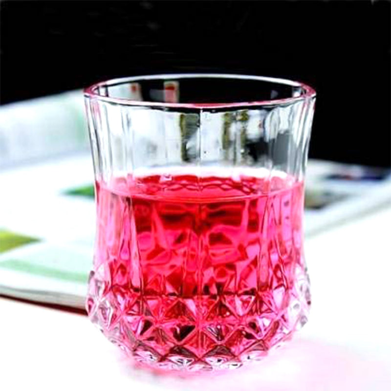 Unbreakable Stylish Fully Transparent Glasses Set 250ml (6pcs)