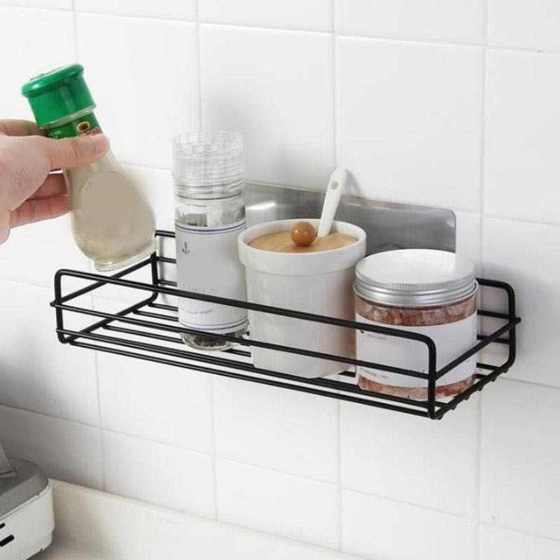 Multipurpose Wall Mount Metal Shelf & Rack For Home / Kitchen