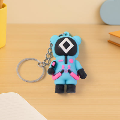 Cute Character-themed Soft Silicone Keychain (Mix Desgin  1 Pc)