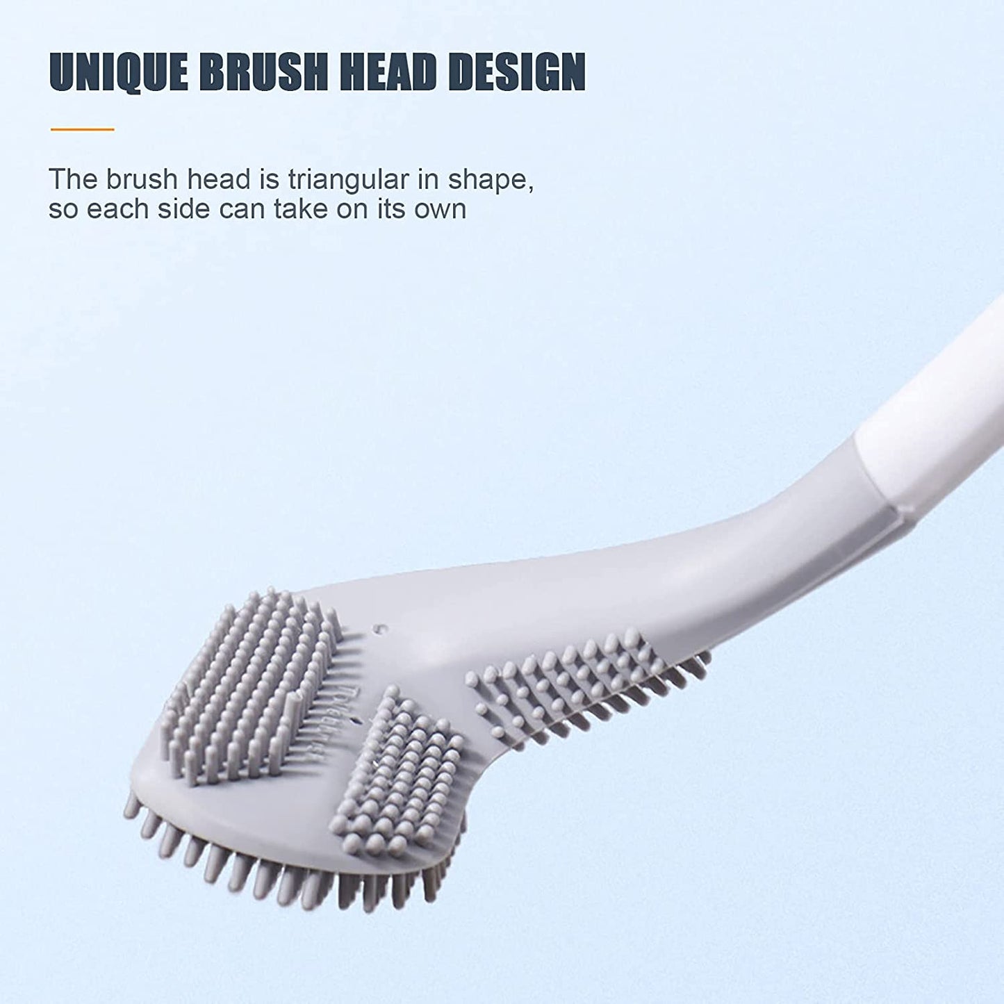 Golf Toilet Cleaner Brush & Magic Sticker Holder
