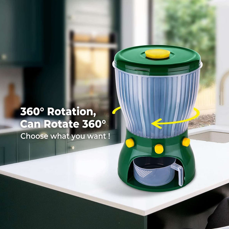 4 In 1 360 Degree Rotatable Cereal Dispenser (10 Kg)