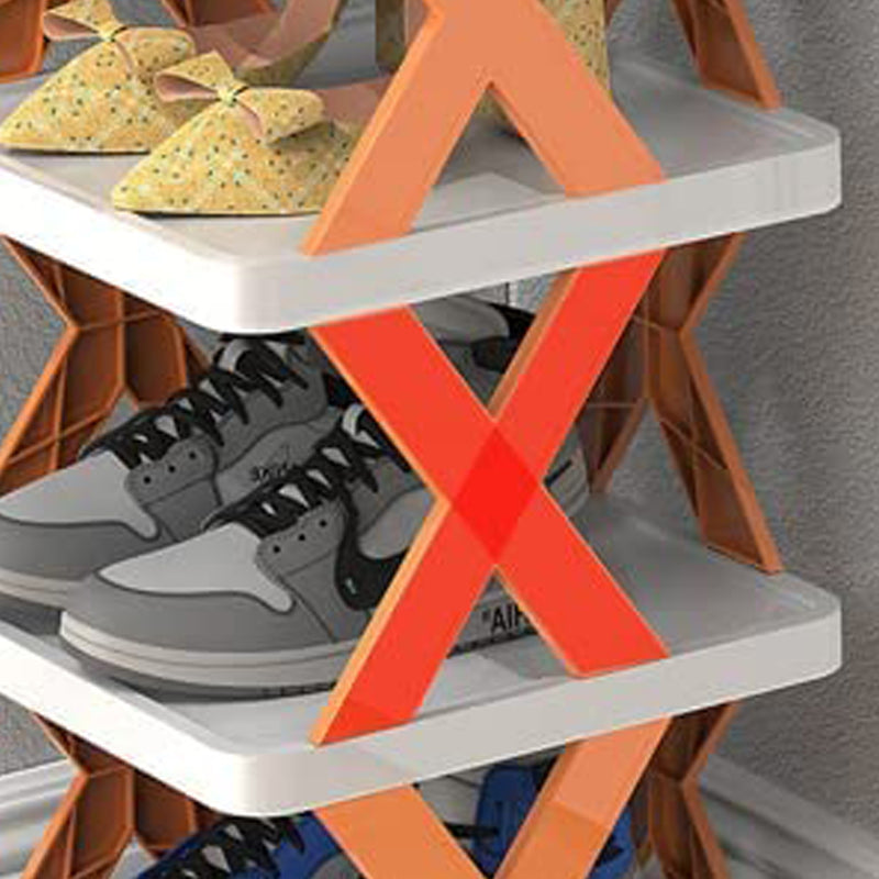 6 Layer Foldable, Space Saving Shoe Organizer