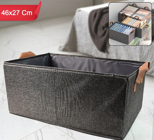 Foldable Cloth Organizer Storage Bag With Handles