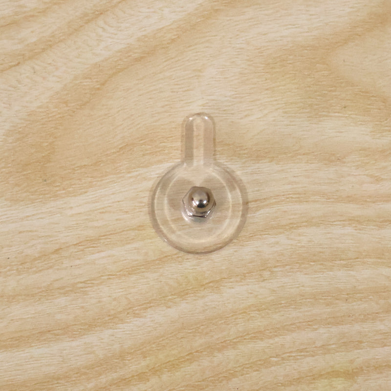 Transparent Self Adhesive Wall Hook Nail Free Holder For Keys  Towels (1 Pc)