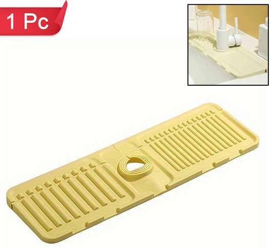Silicone Sink Faucet Pad  Mat (1 Pc / 33x12 Cm)