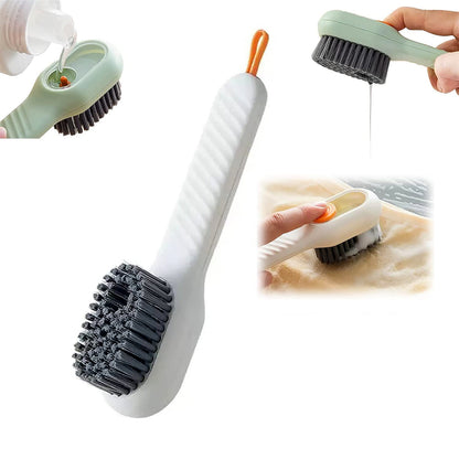 Multifunctional Scrubbing Brush With Liquid Soap Dispenser (1 Pc)