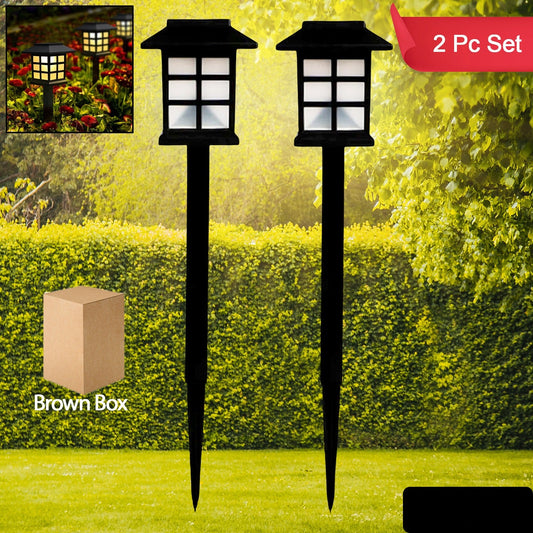Solar Garden Lights / Outdoor Solar Landscape Lights Waterproof (Pack Of 2)