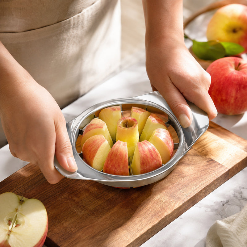 Apple Shape Apple Cutter Stainless Steel Fruit Slicer Corer For Kitchen (1 Pc)