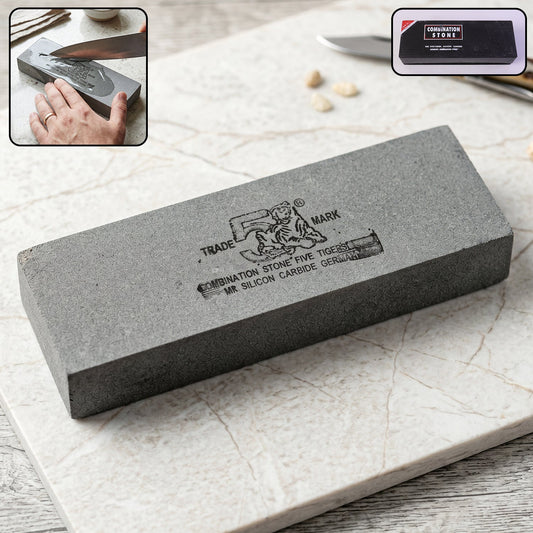 Combination Knife Sharpening Stone Silicon Carbide Whetstone B Grade (1 Pc)