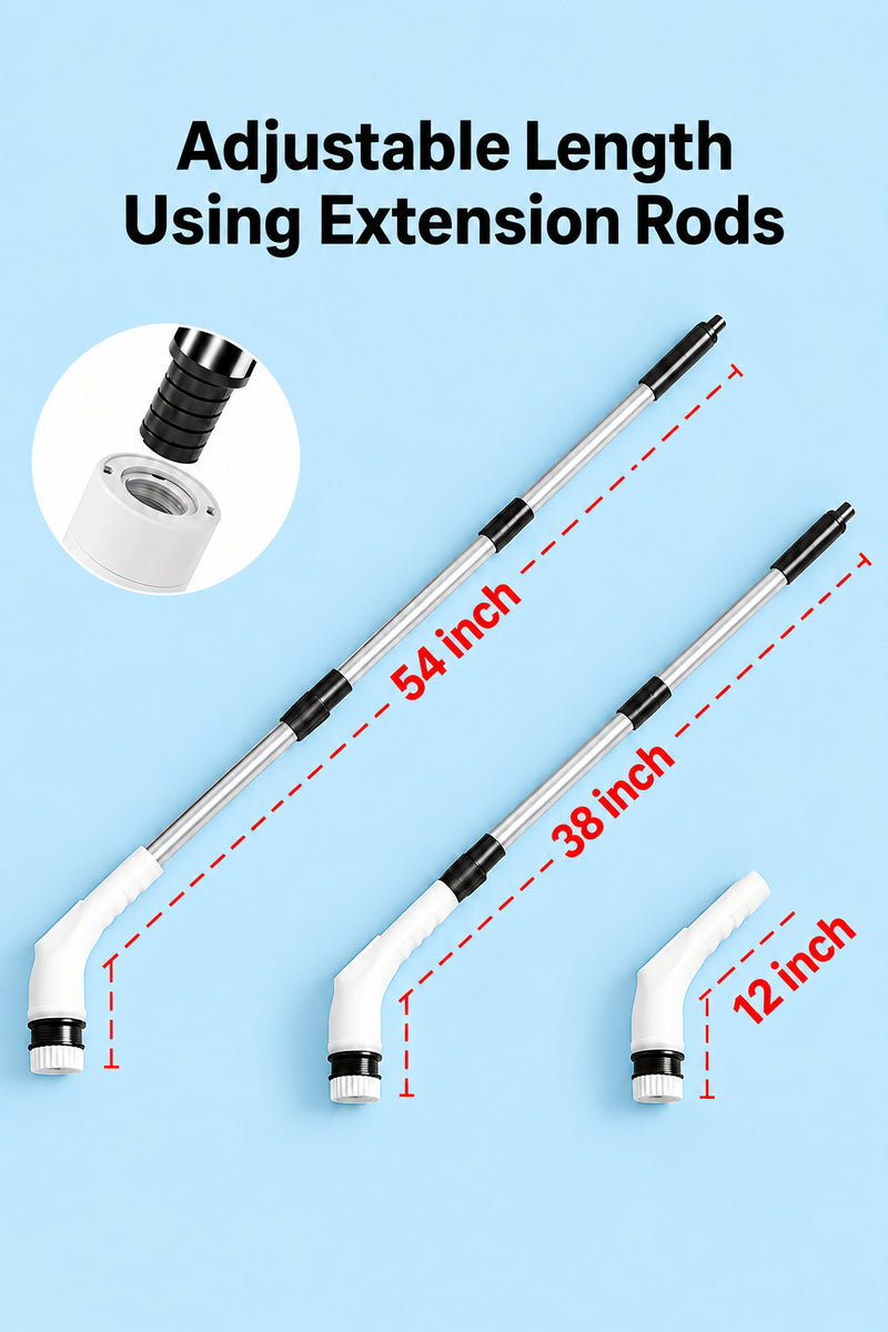 9-in-1 Electric Spin Scrubber – 9 Brush Heads