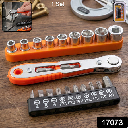 Mini Ratchet Wrench  Compact  Versatile Repair Tool Kit