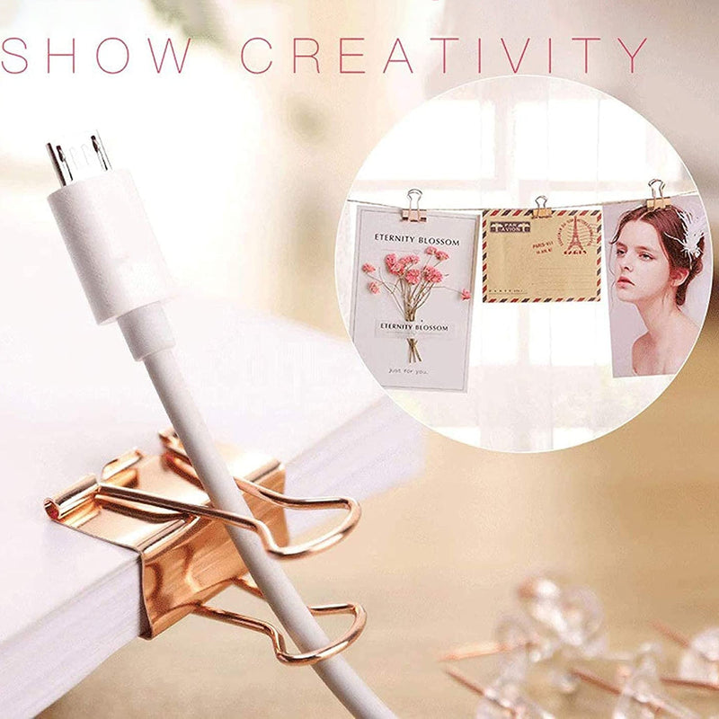 Office Stationery Clips and Pins Combo, 1 Set