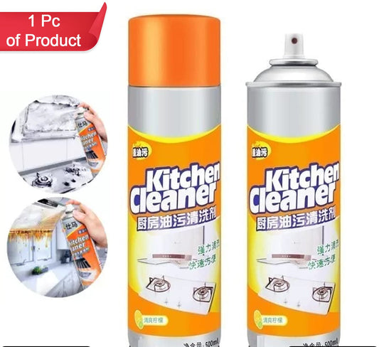 Bubble Foam Cleaner, Kitchen Cleaner Spray Oil, Grease, Stain Remover (500 ml)