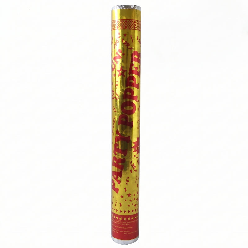 Golden Party Popper Confetti Cannon Shooter For Birthday And Celebration (1 Pc)