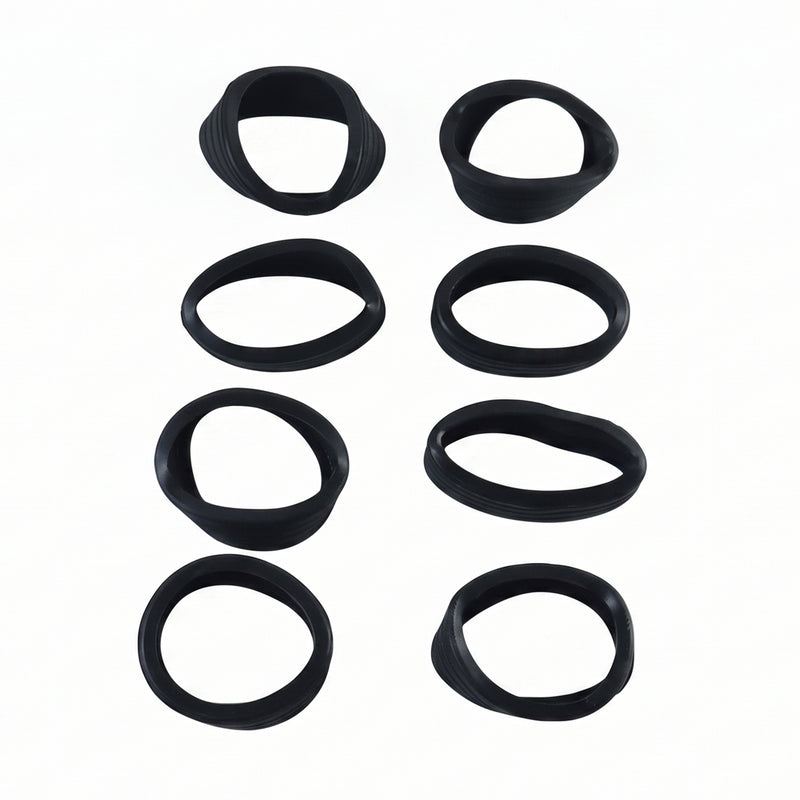 Silicone Luggage Wheel Cover Noise Reducing Protector For Suitcase (8 Pc Set)