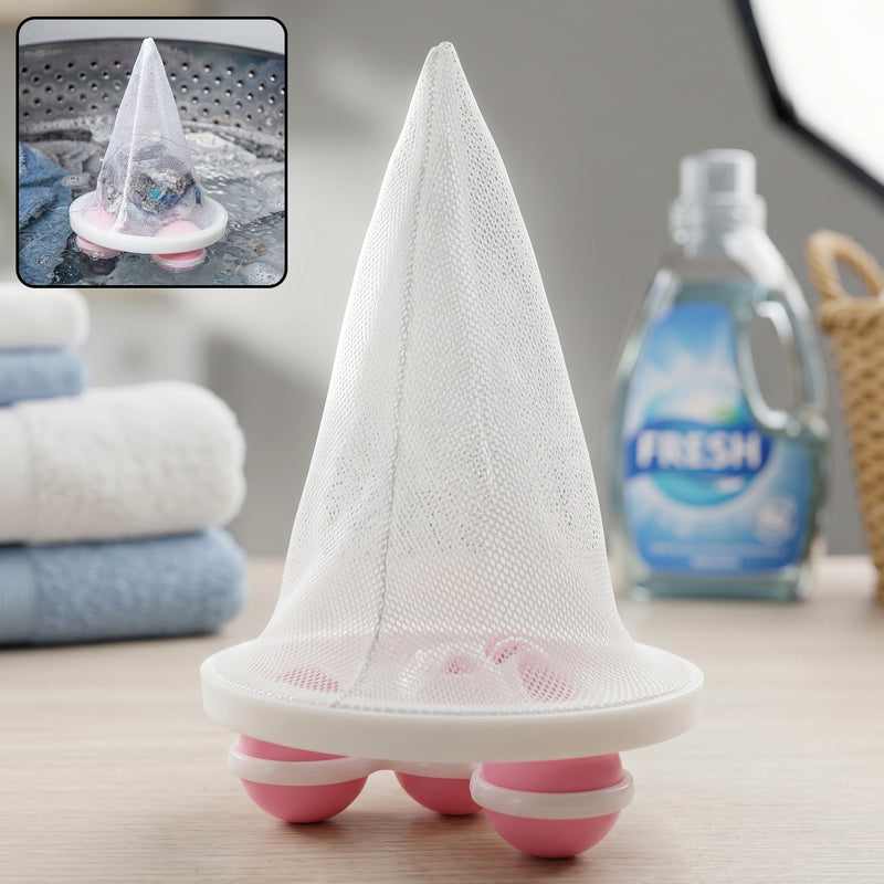 Washing Machine Floating Hair Lint Catcher  Reusable Mesh Filter Balls For Clean Laundry