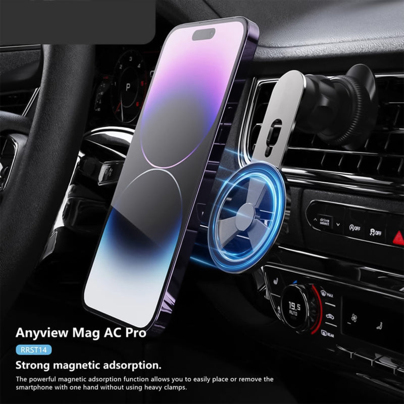 360 Degree Rotatable Foldable Air Vent Magnetic Phone Holder (1 Pc)