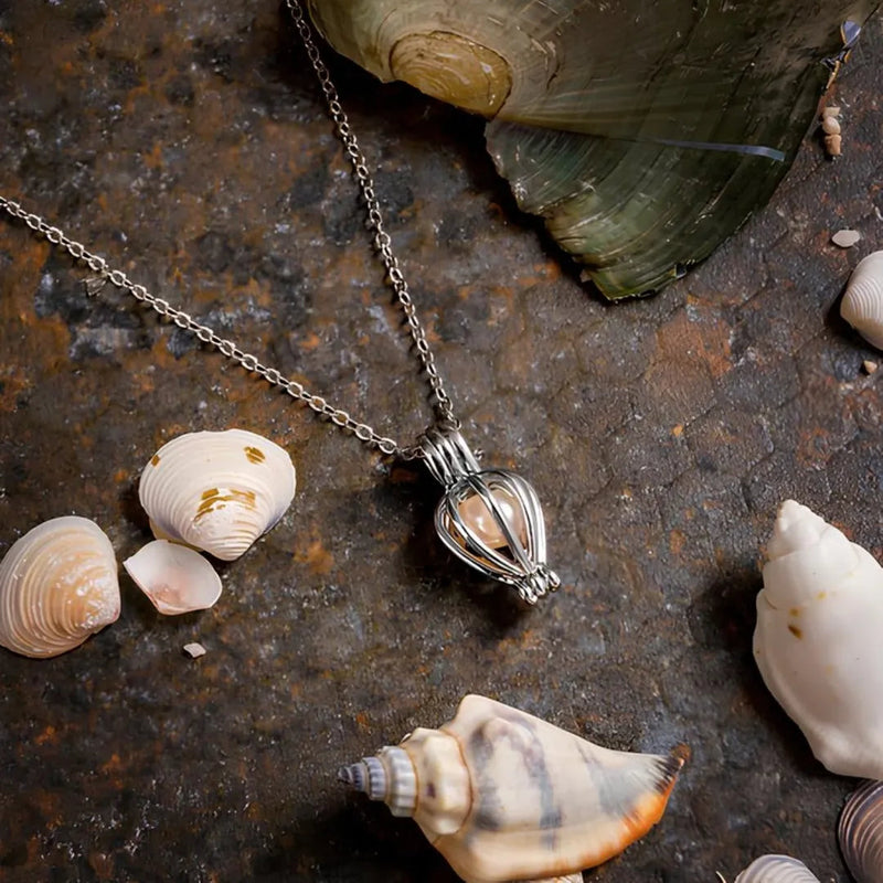💖 Love Pearl Necklace Set – Premium Edition (With Gift Box)