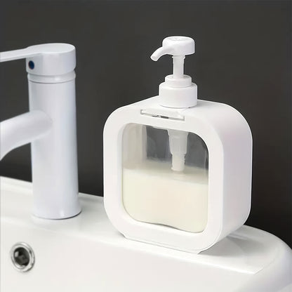 Snap Sink Dispenser Plastic Clear Empty Pump Lotion Bottles Random Colour (1 Set)