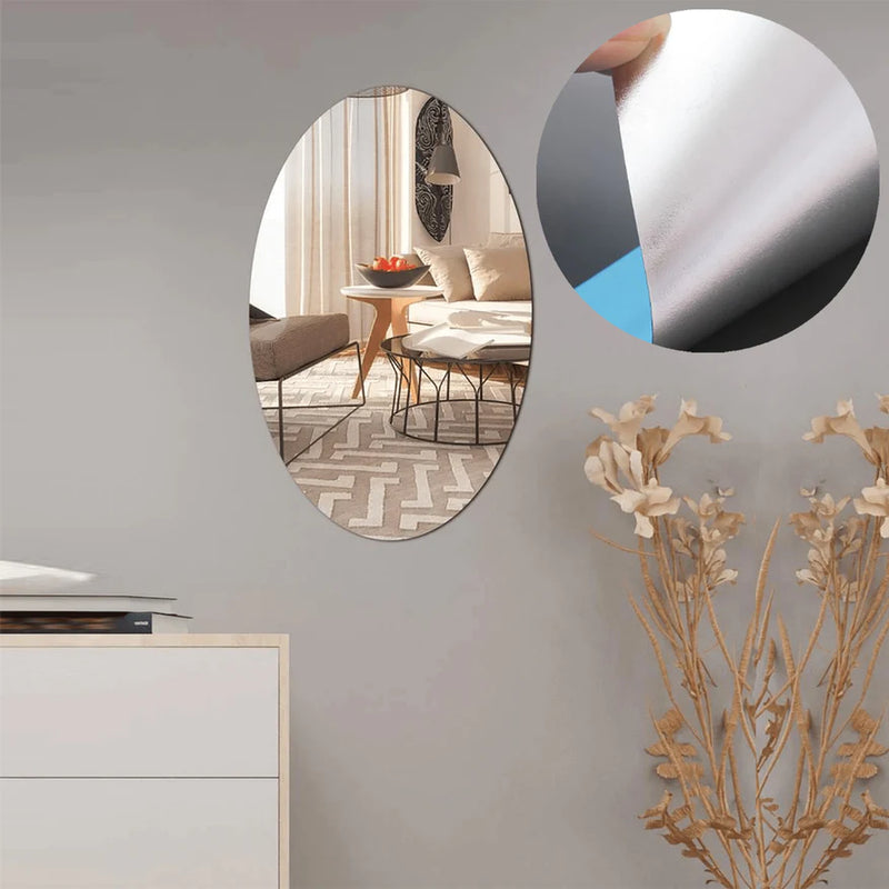 Frameless Mirror Wall Sticker For Dressing